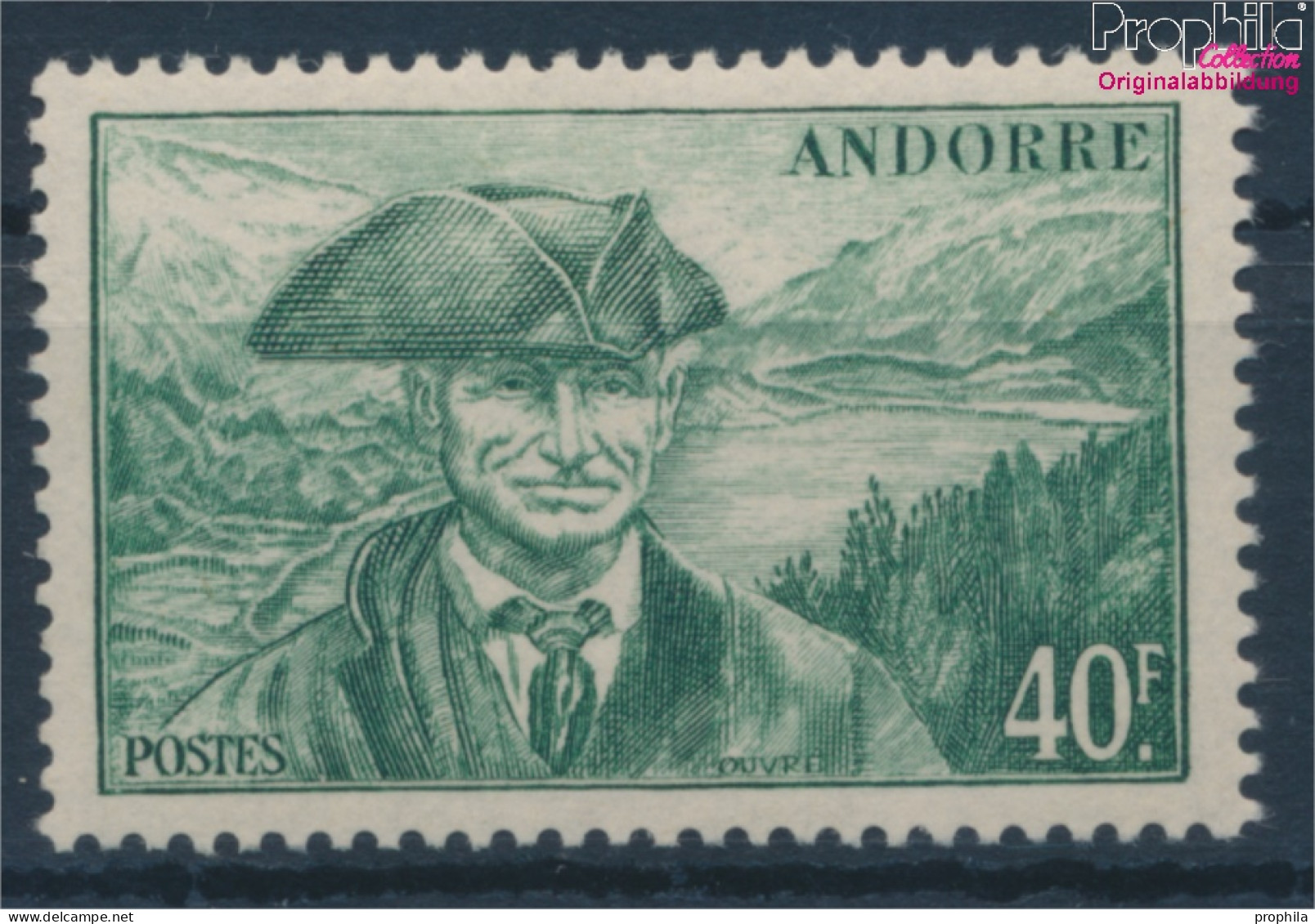 Andorra - Französische Post 139 Postfrisch 1944 Landschaften (10354061 - Unused Stamps