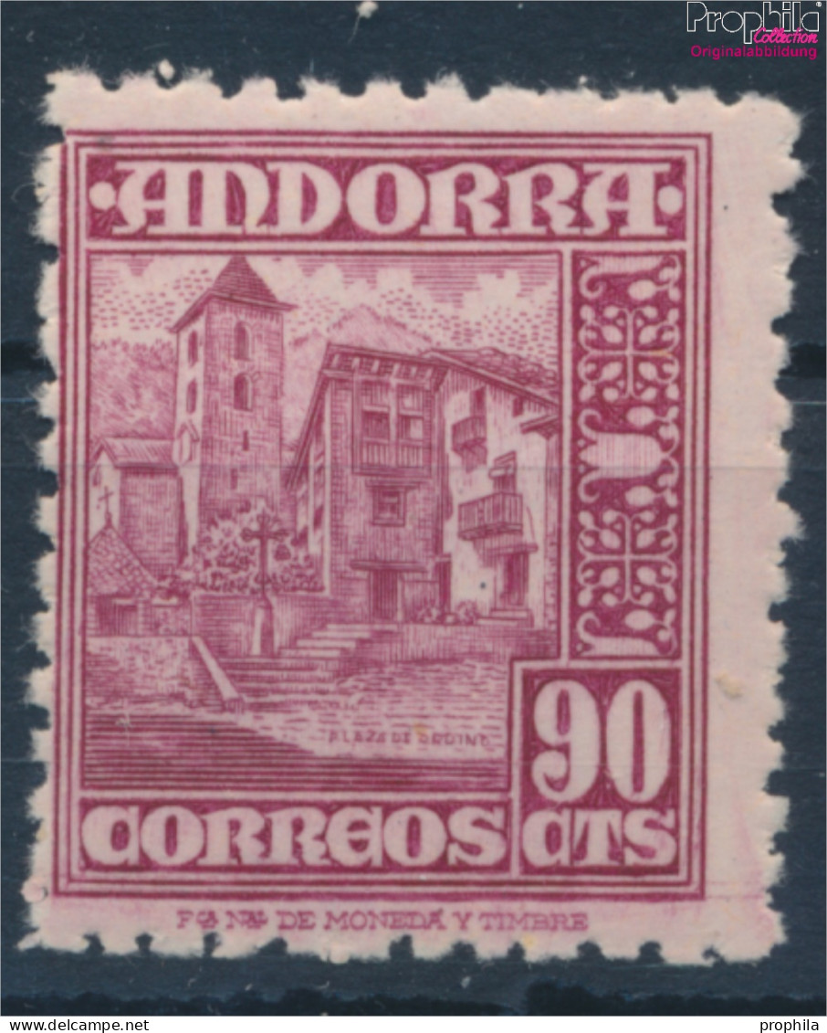 Andorra - Spanische Post 48 Postfrisch 1948 Symbole (10354287 - Nuevos