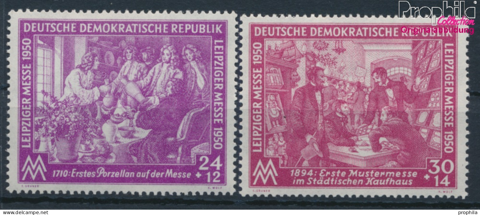 DDR 248-249 (kompl.Ausg.) Postfrisch 1950 Leipziger Frühjahrsmesse (10348319 - Unused Stamps