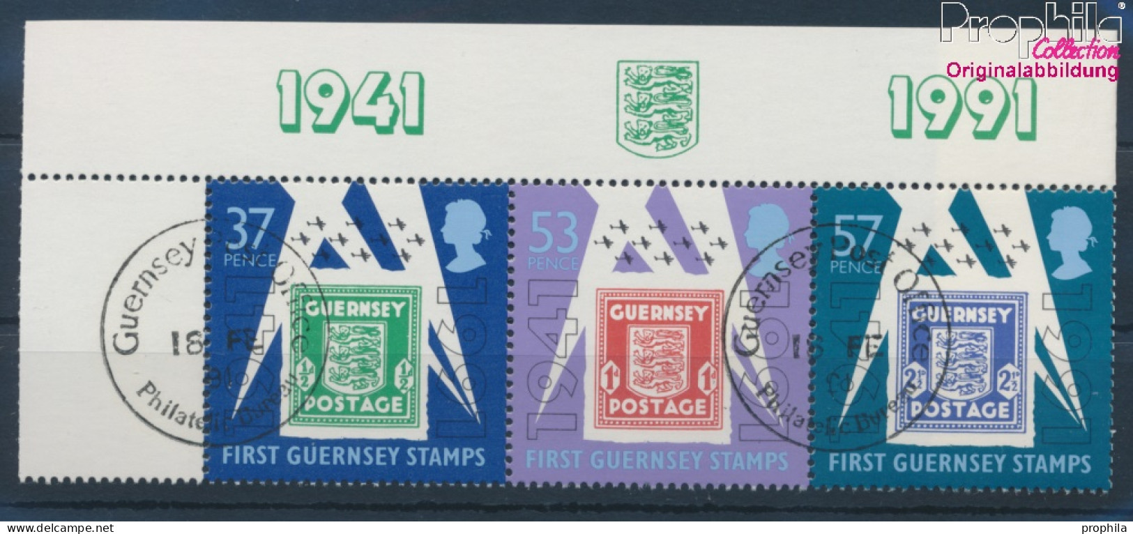 GB - Guernsey 513-515 (kompl.Ausg.) Gestempelt 1991 Besetzung (10343798 - Guernesey