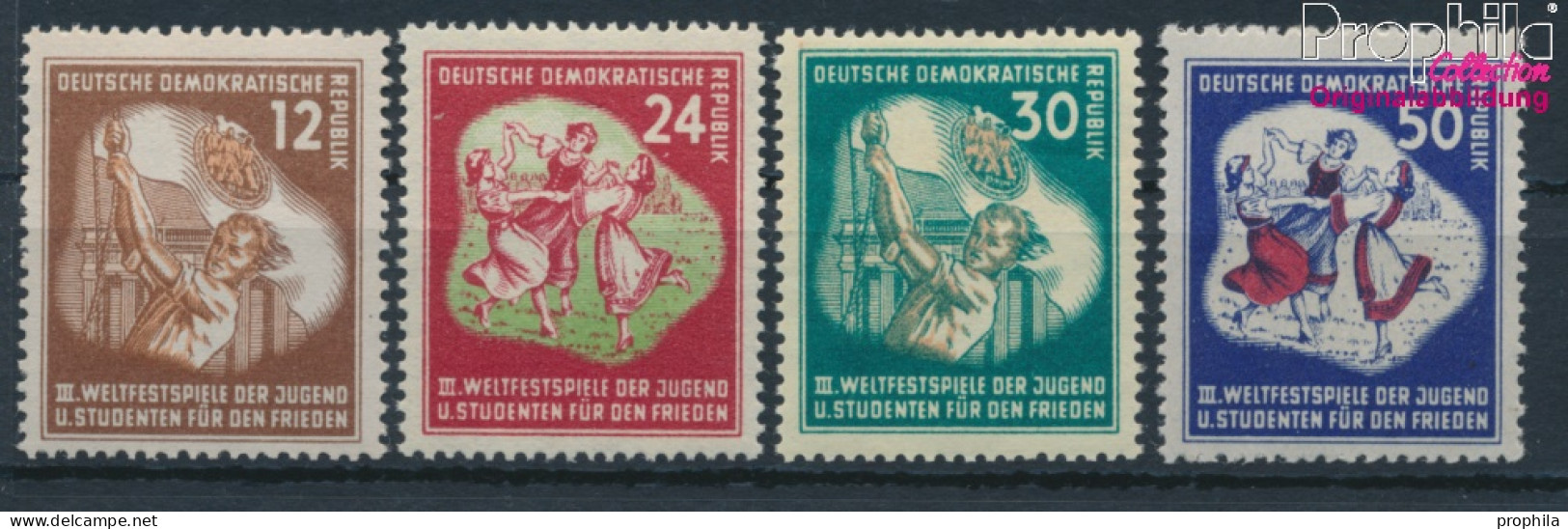 DDR 289-292 (kompl.Ausg.) Postfrisch 1951 Weltfestspiele Für Den Frieden (10348312 - Unused Stamps