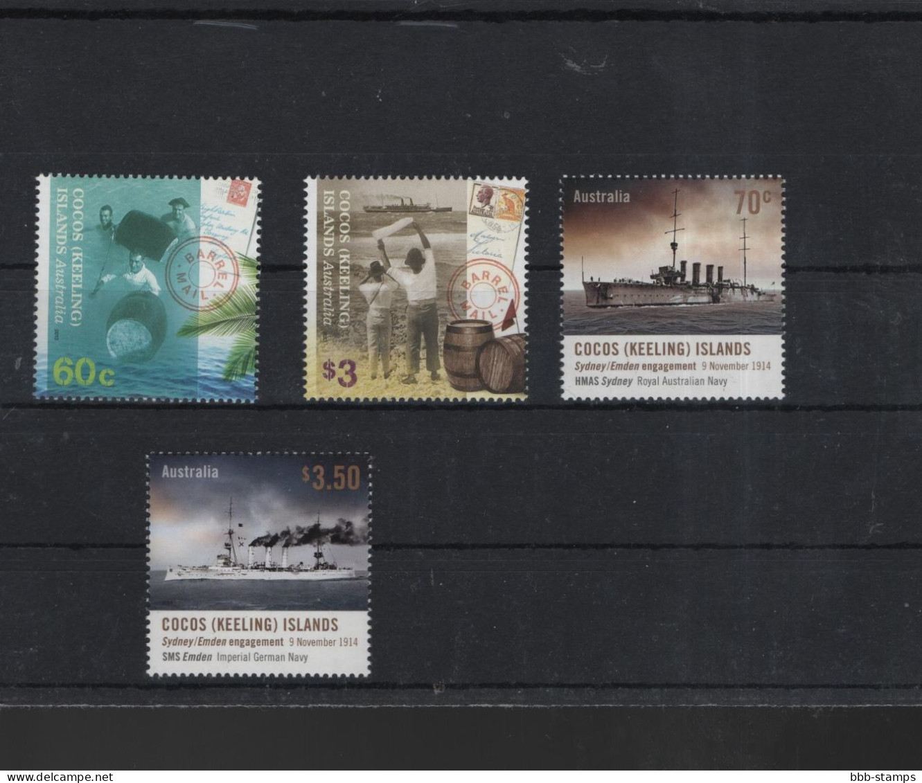 Kokos Inseln Michel Cat.No. Mnh/**   Set  Emden - Kokosinseln (Keeling Islands)