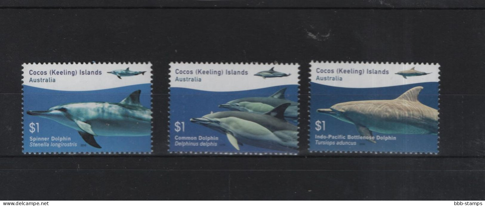 Kokos Inseln Michel Cat.No. Mnh/**   Set  Dolphin - Cocos (Keeling) Islands