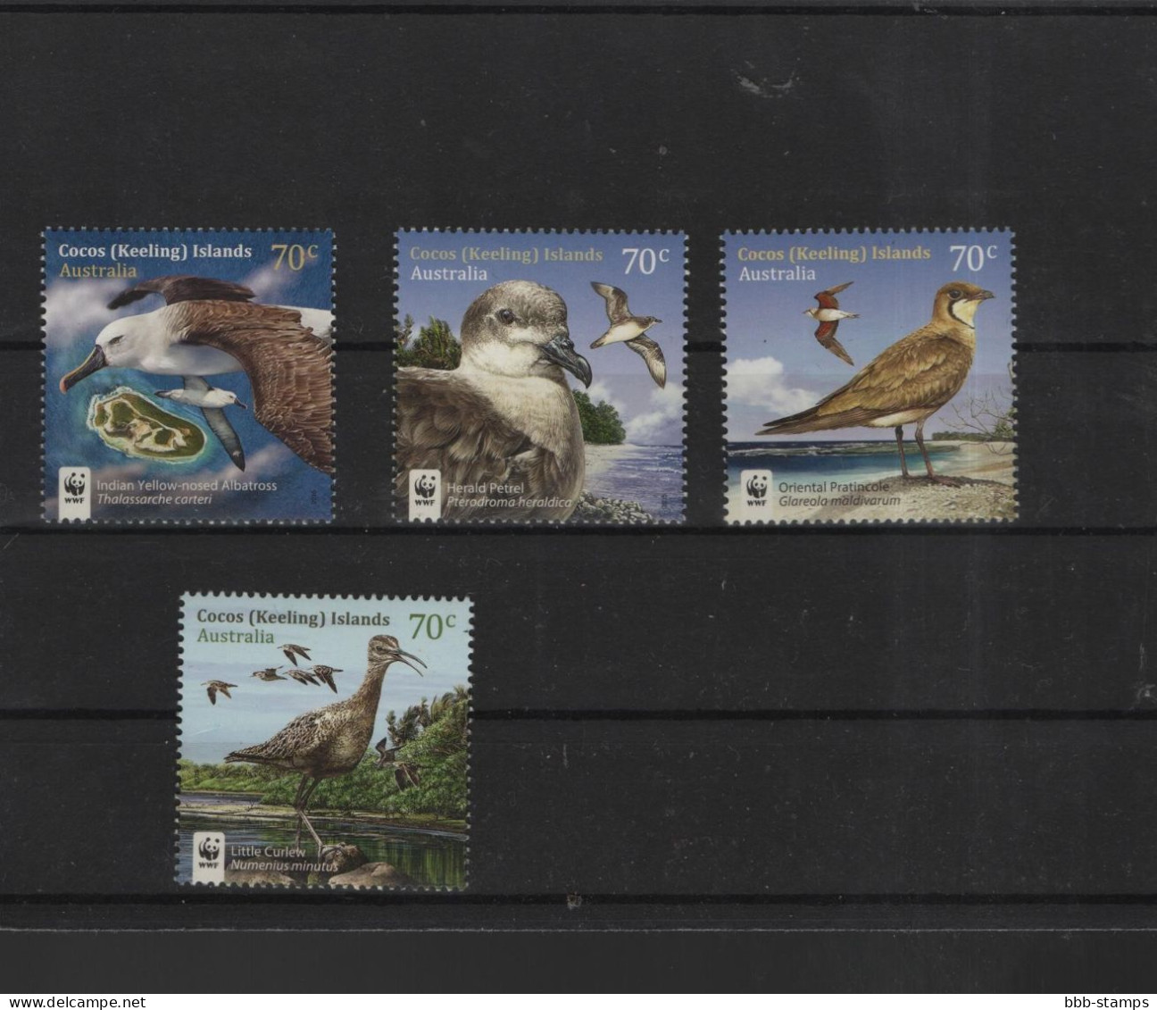 Kokos Inseln Michel Cat.No. Mnh/**   Set Birds Wwf - Cocos (Keeling) Islands