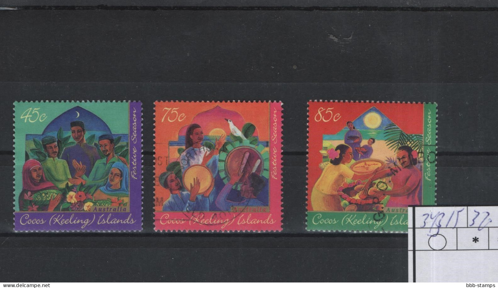 Kokos Inseln Michel Cat.No. Mnh/** 343/345 - Islas Cocos (Keeling)