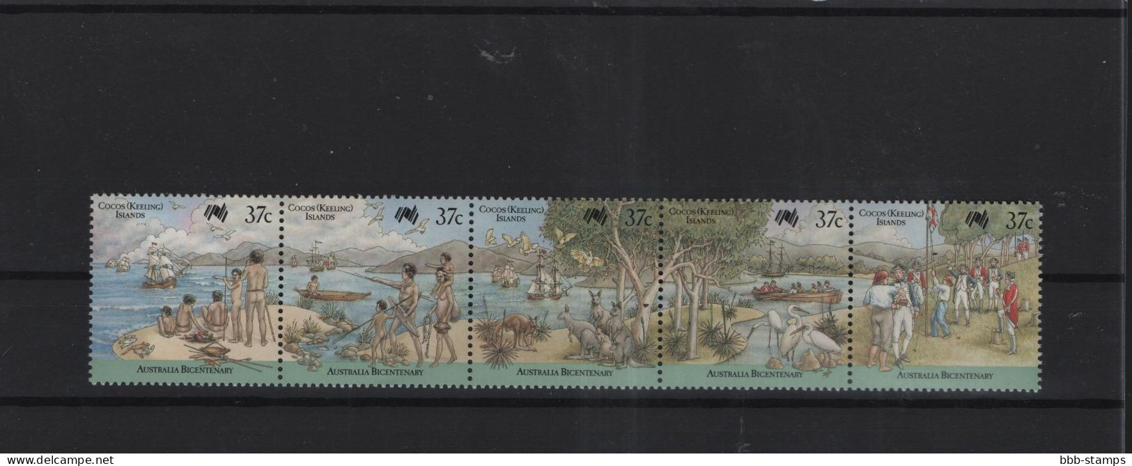 Kokos Inseln Michel Cat.No. Mnh/** 183/187 - Kokosinseln (Keeling Islands)