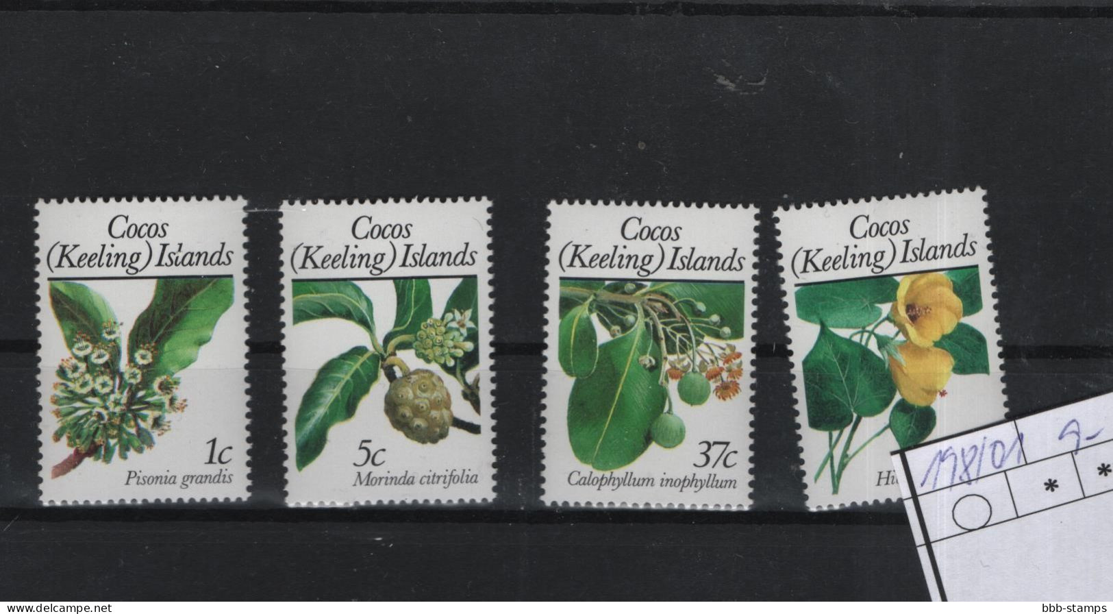 Kokos Inseln Michel Cat.No. Mnh/** 198/201 - Cocos (Keeling) Islands