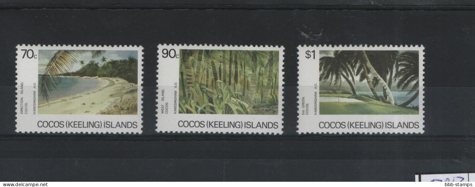 Kokos Inseln Michel Cat.No. Mnh/** 170/172 - Cocos (Keeling) Islands