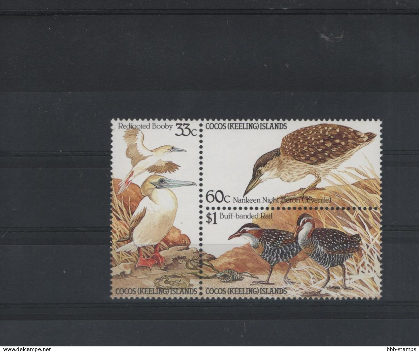 Kokos Inseln Michel Cat.No. Mnh/** 137/139 Birds - Cocos (Keeling) Islands