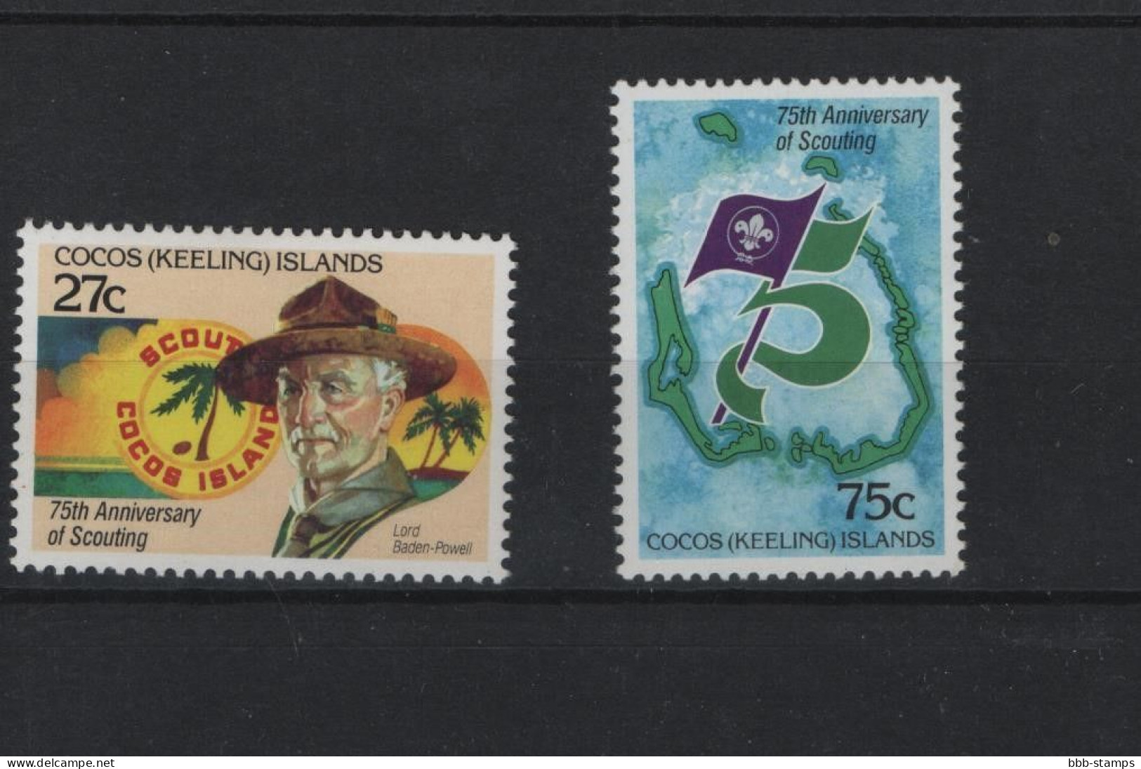 Kokos Inseln Michel Cat.No. Mnh/** 86/87 - Islas Cocos (Keeling)