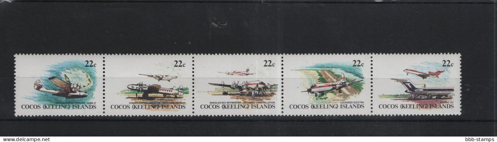 Kokos Inseln Michel Cat.No.  Mnh/**  68/72 - Cocos (Keeling) Islands