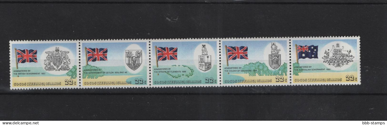 Kokos Inseln Michel Cat.No.  Mnh/** 56/60 - Isole Cocos (Keeling)