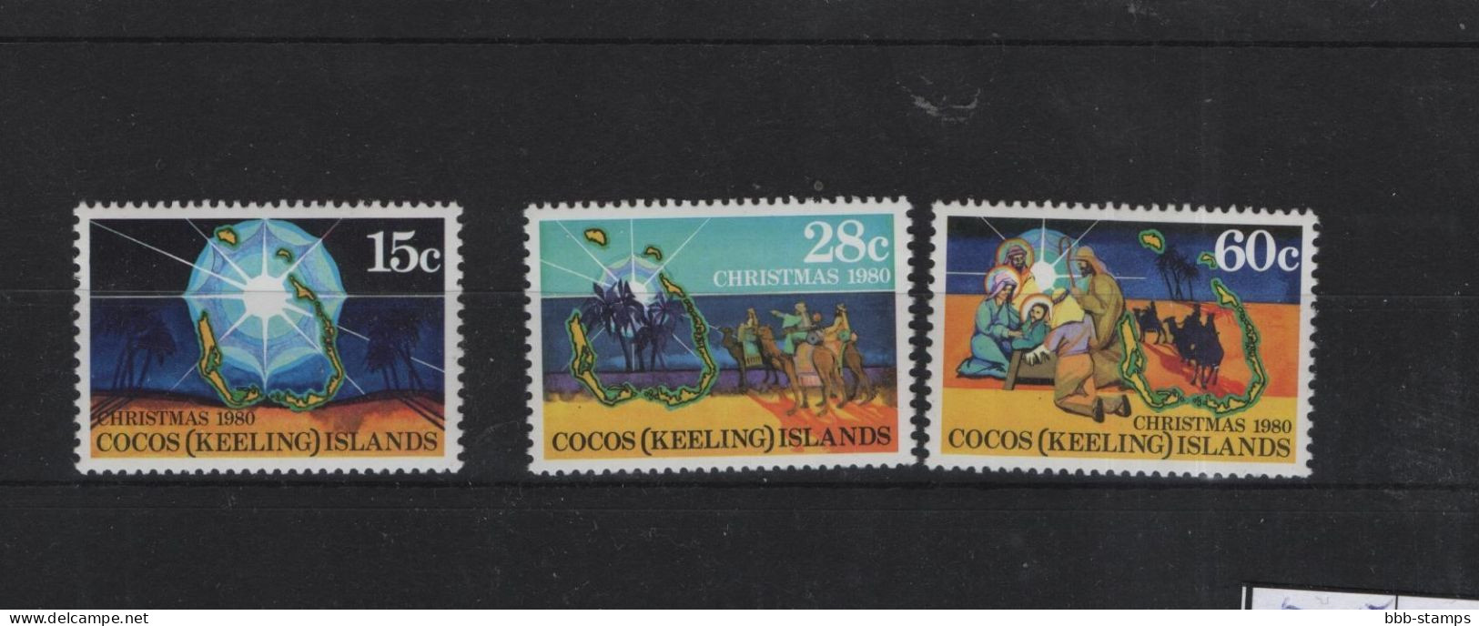 Kokos Inseln Michel Cat.No.  Mnh/** 53/55 - Isole Cocos (Keeling)