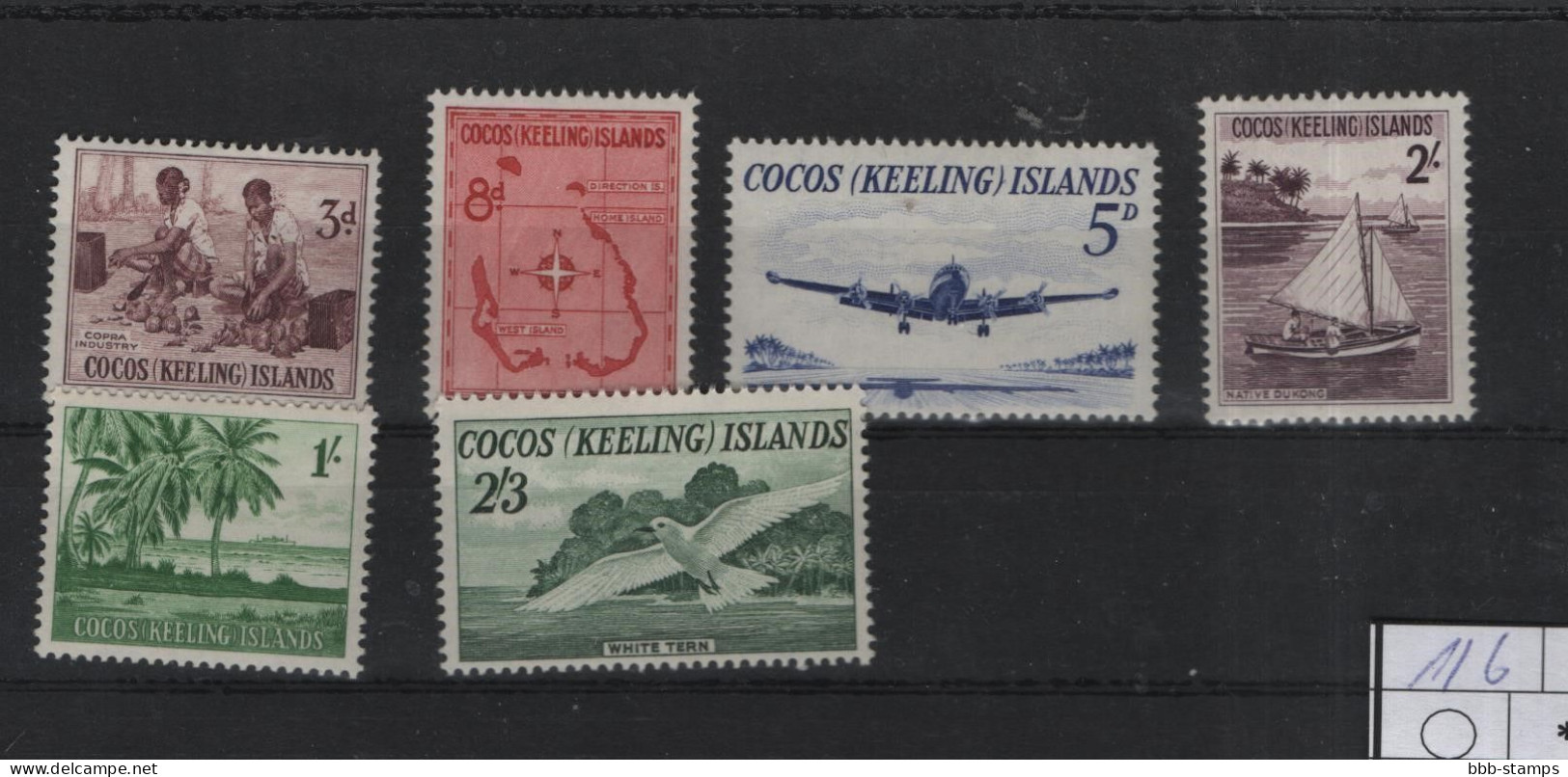 Kokos Inseln Michel Cat.No.  Mnh/** 1/6 - Kokosinseln (Keeling Islands)