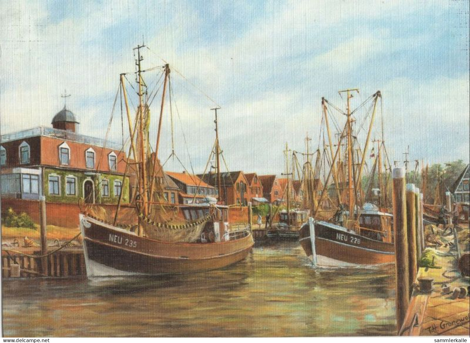 129019 - Gronewold - Kutterhafen - Malerei & Gemälde