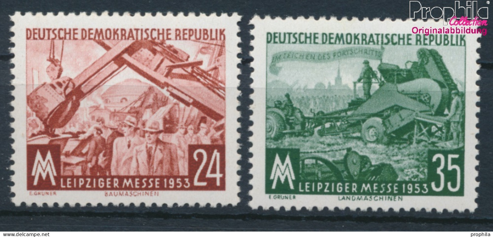 DDR 380-381 (kompl.Ausg.) Postfrisch 1953 Leipziger Herbstmesse (10348297 - Unused Stamps