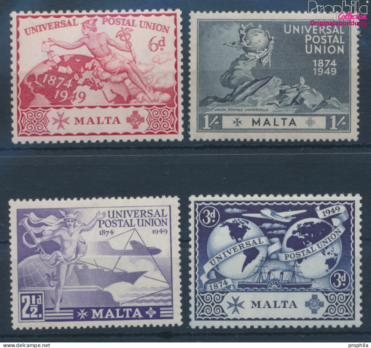 Malta 216-219 (kompl.Ausg.) Postfrisch 1949 UPU (10364199 - Malte (...-1964)