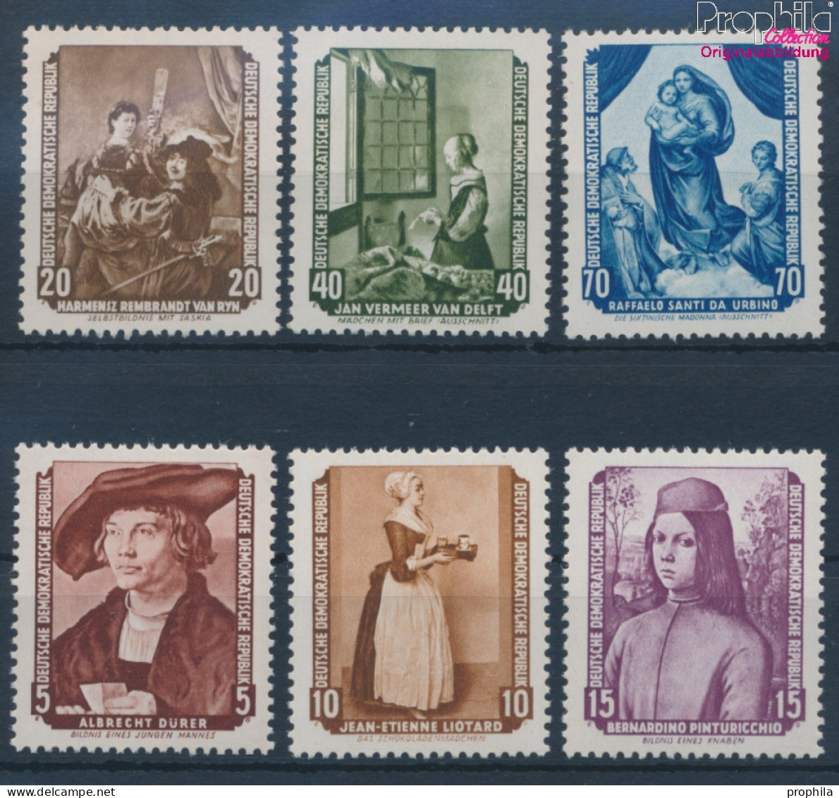 DDR 504-509 (kompl.Ausg.) Postfrisch 1955 Dresdner Gemäldegalerie (10351550 - Unused Stamps