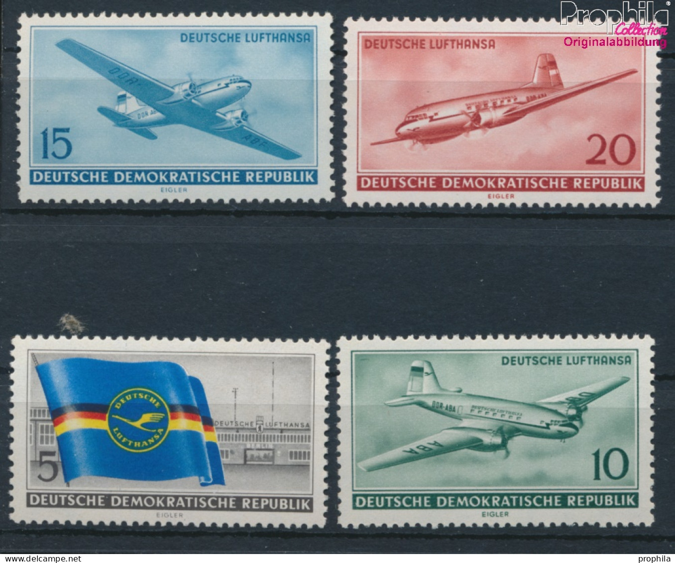 DDR 512-515 (kompl.Ausg.) Postfrisch 1956 Eröffnung Des Zivilen Luftverkehrs (10348282 - Unused Stamps