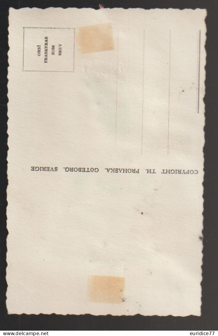 Carte Postale Fantaisie Brodée (66) - Original - Borduurwerk