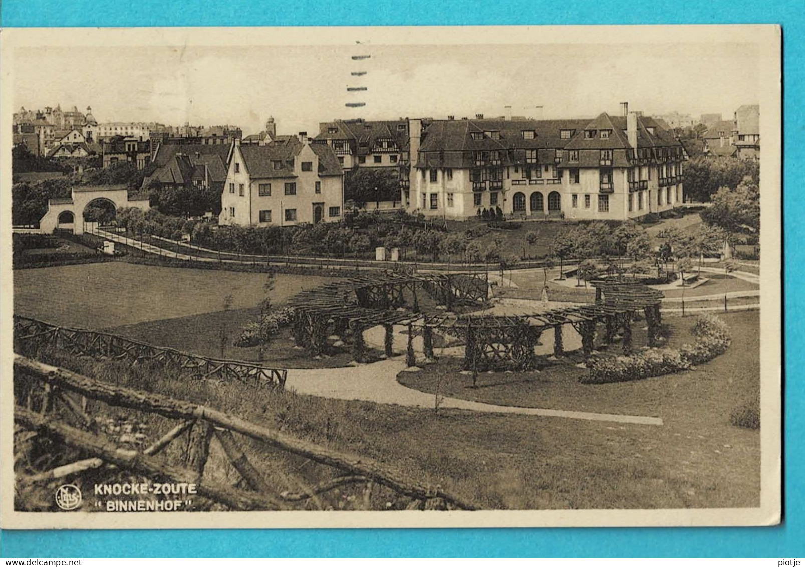 * Knokke Zoute - Knocke Le Zoute (Kust - Littoral) * (Nels, Série 17, Nr 104) Binnenhof, Parc, Park, Vue Générale, Old - Knokke