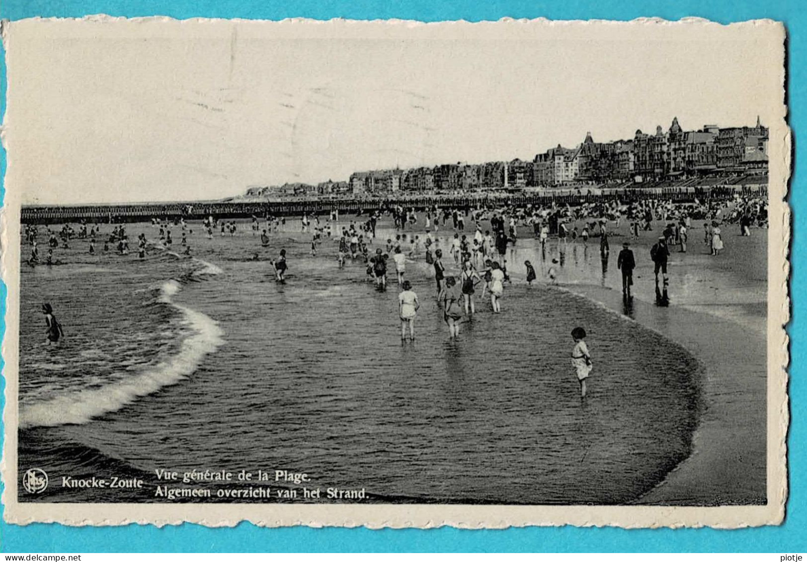 * Knokke Zoute - Knocke Le Zoute (Kust - Littoral) * (Nels, Ern Thill, Nr 105) Vue Générale De La Plage, Beach, Strand - Knokke