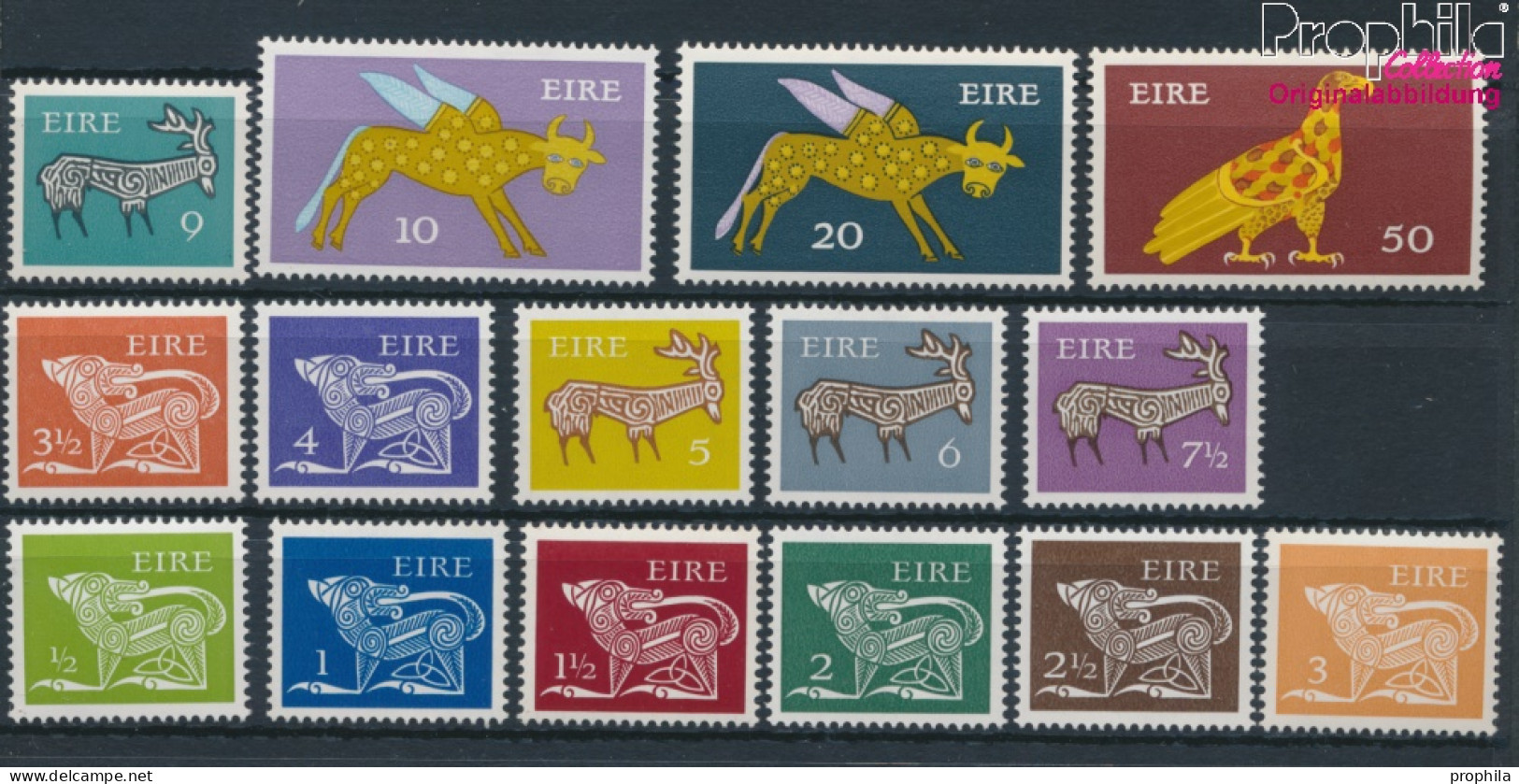 Irland 250-264 (kompl.Ausg.) Postfrisch 1971 Frühe Kunst (10348090 - Unused Stamps