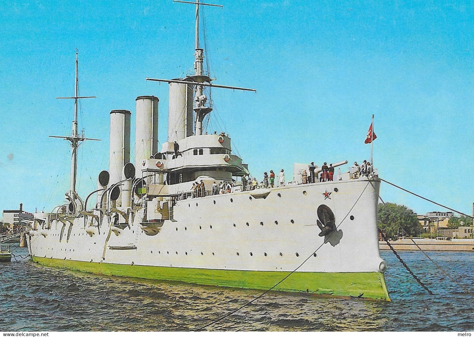 CPSM - Russie: Leningrad, The Cruiser Aurora, Croiseur Aurora, Bateau De Guerre - Guerre