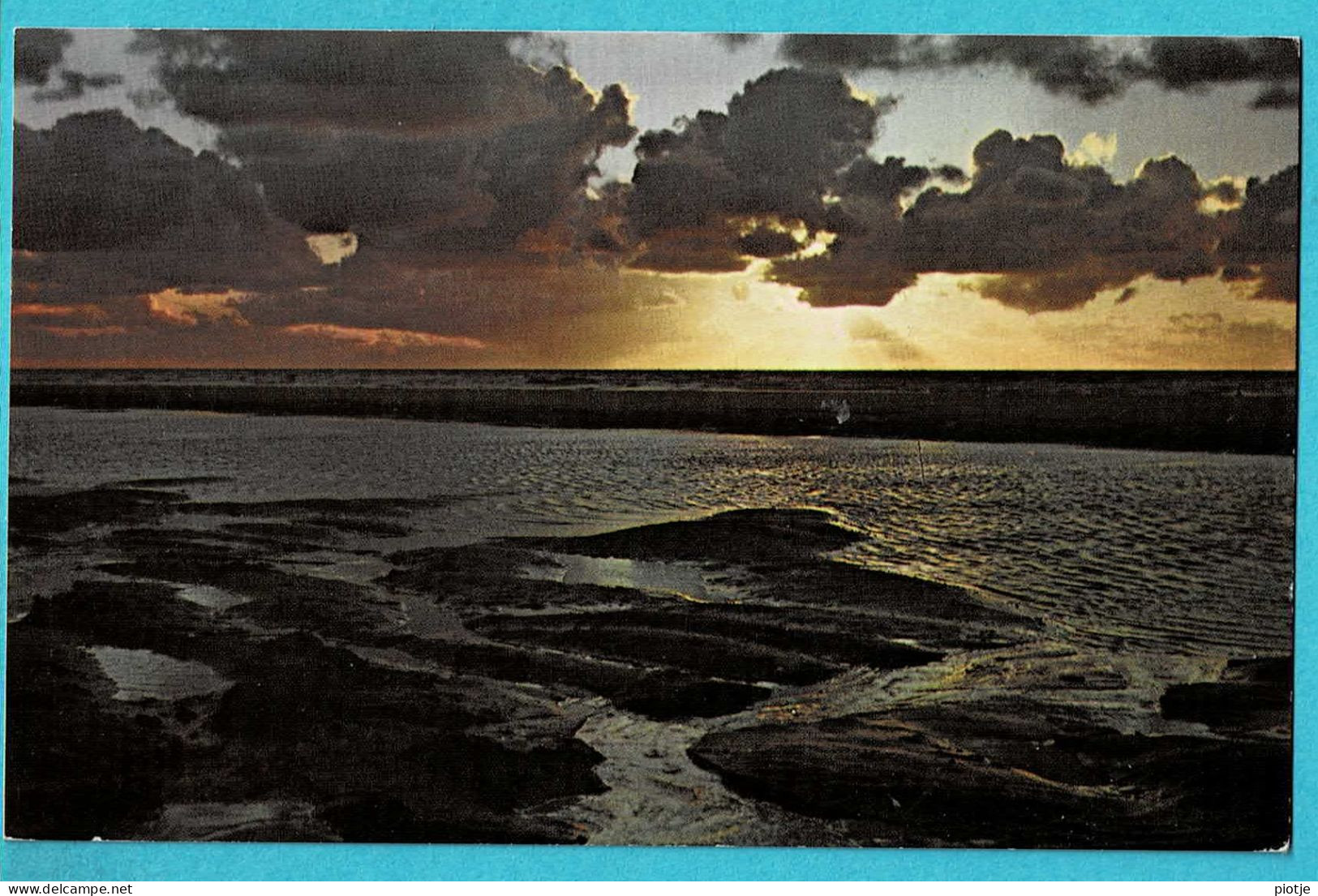 * Knokke - Knocke (Kust - Littoral) * (JC) Plage, Beach, Sea, Mer, Zee, Coucher Du Soleil, Sunset, Old, Rare - Knokke