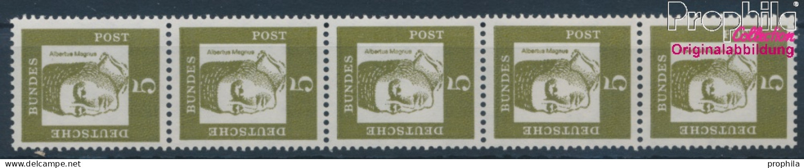 BRD 347y A R Fünferstreifen Postfrisch 1961 Bedeutende Deutsche (10343185 - Ungebraucht