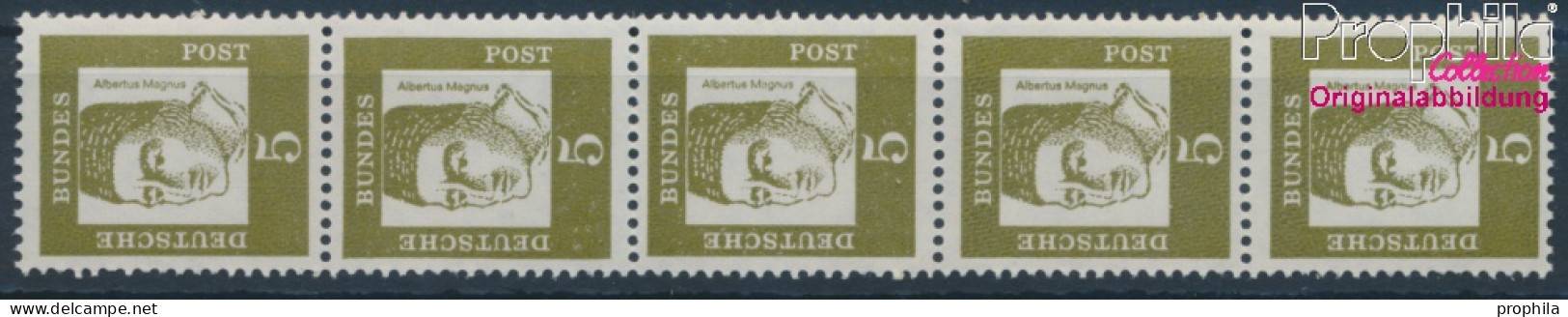 BRD 347y A R Fünferstreifen Postfrisch 1961 Bedeutende Deutsche (10343186 - Neufs