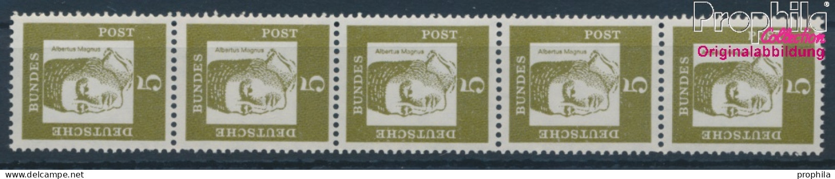 BRD 347y A R Fünferstreifen Postfrisch 1961 Bedeutende Deutsche (10343187 - Neufs