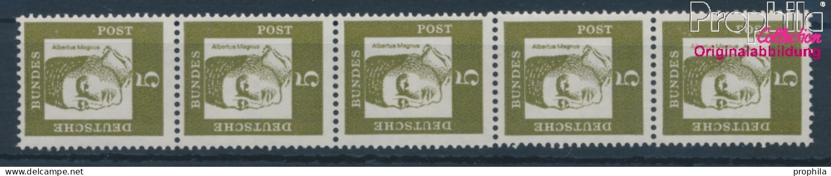 BRD 347y A R Fünferstreifen Postfrisch 1961 Bedeutende Deutsche (10343188 - Neufs