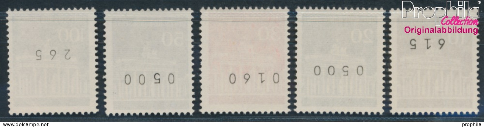 BRD 506w R-510w R Mit Zählnummer (kpl.) Matte Gummierung Postfrisch 1966 Brandenburger Tor (10348150 - Neufs