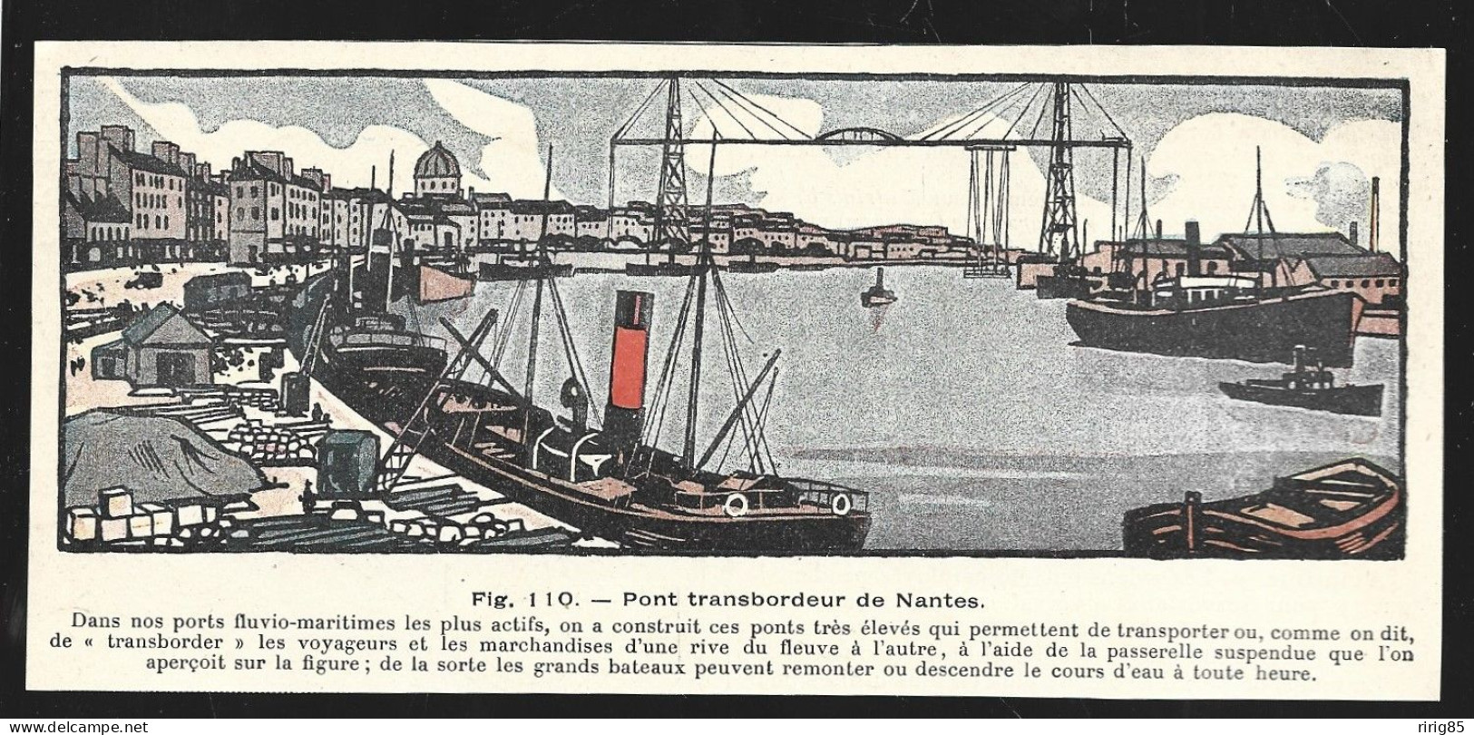 1939  --  NANTES ET SON PONT TRANSBORDEUR . 4A763 - Non Classés