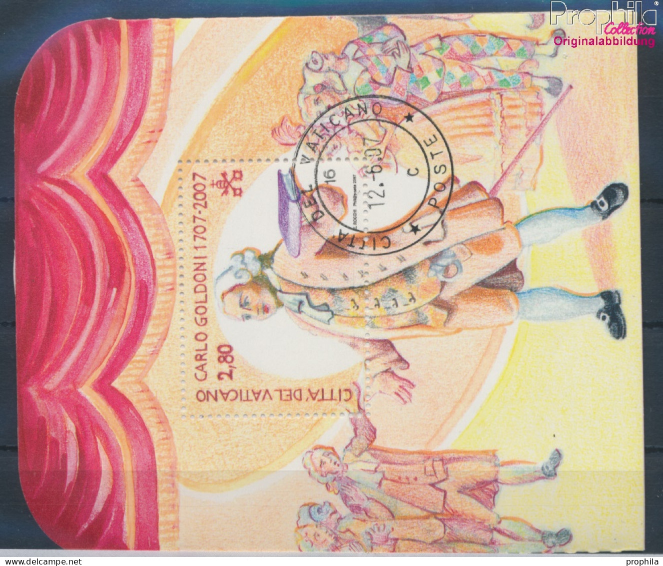 Vatikanstadt Block29 (kompl.Ausg.) Gestempelt 2007 Carlo Goldoni (10352392 - Used Stamps