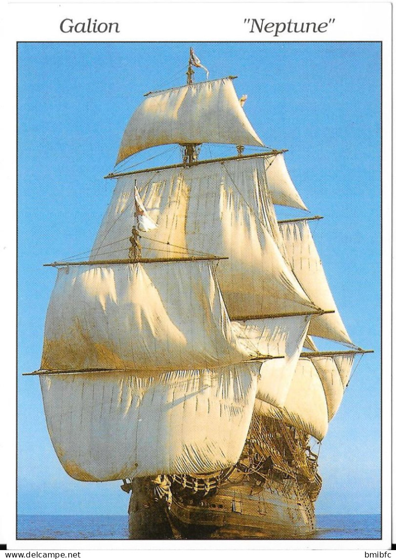 GALION NEPTUNE Du Film "PIRATES" (4 Cpm Différentes) - Sailing Vessels