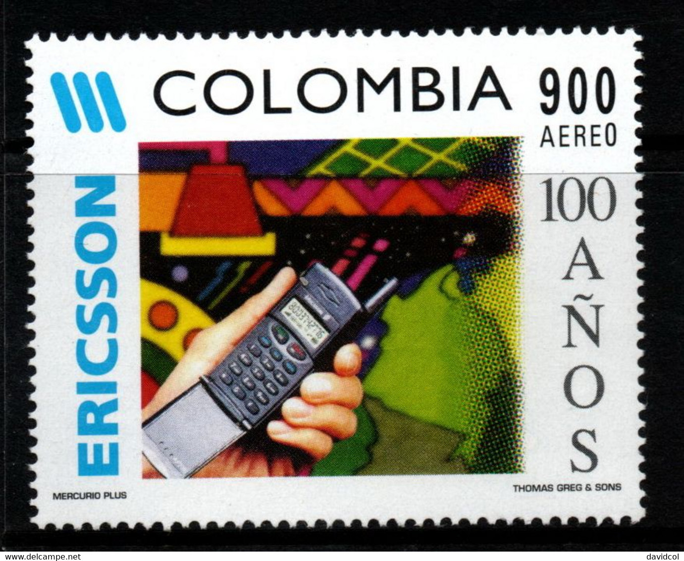 09- KOLUMBIEN - 1997 - MI#:2048 - MNH- ERICSSON 100 YEARS - Colombie