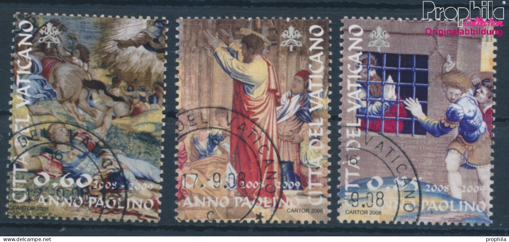 Vatikanstadt 1619-1621 (kompl.Ausg.) Gestempelt 2008 Jahr Des Apostels Paulus (10352403 - Used Stamps