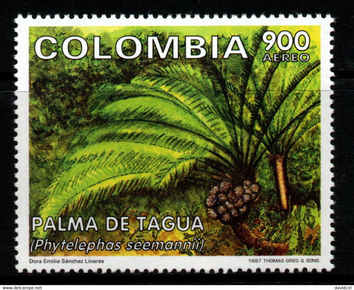 11- KOLUMBIEN - 1997 - MI#:2053 - MNH- TREE  “TAGUA”, PALM - Kolumbien