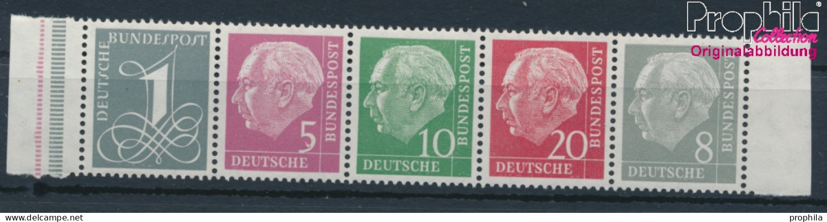 BRD 179Y,182Y,183Y,185Y,285Y (kompl.Ausg.) Liegendes Wasserzeichen Postfrisch 1960 Heuss I (10347828 - Ungebraucht