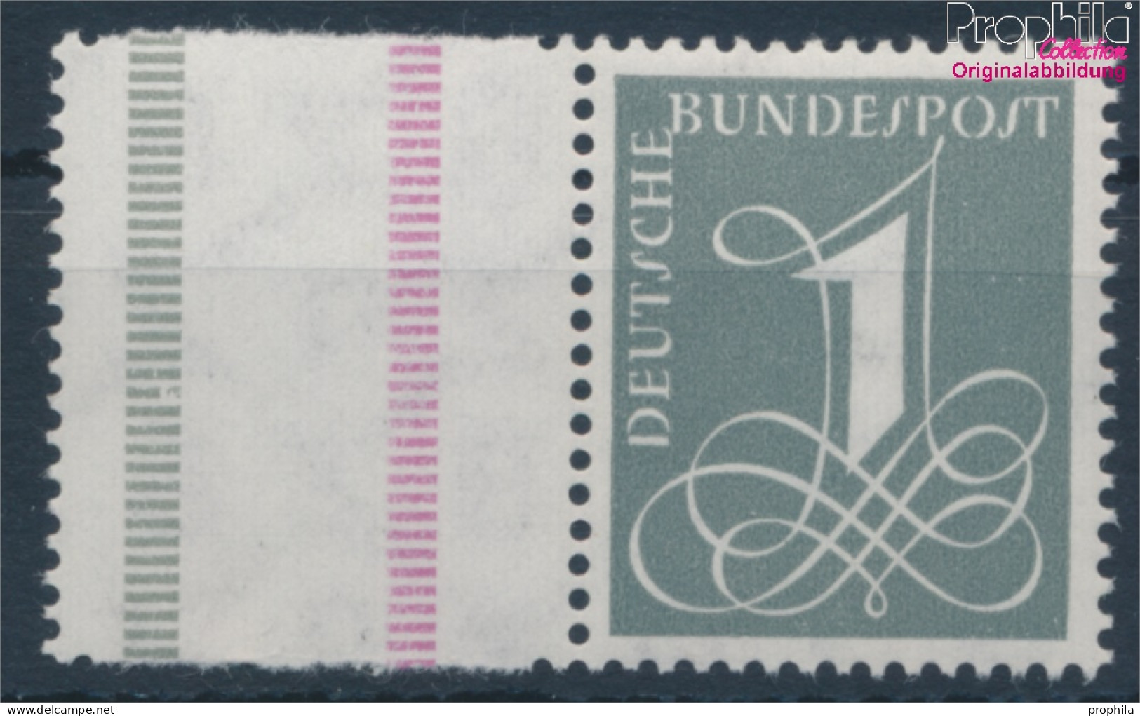 BRD 285X (kompl.Ausg.), Wasserzeichen 4 Postfrisch 1958 Ziffer (10343482 - Neufs