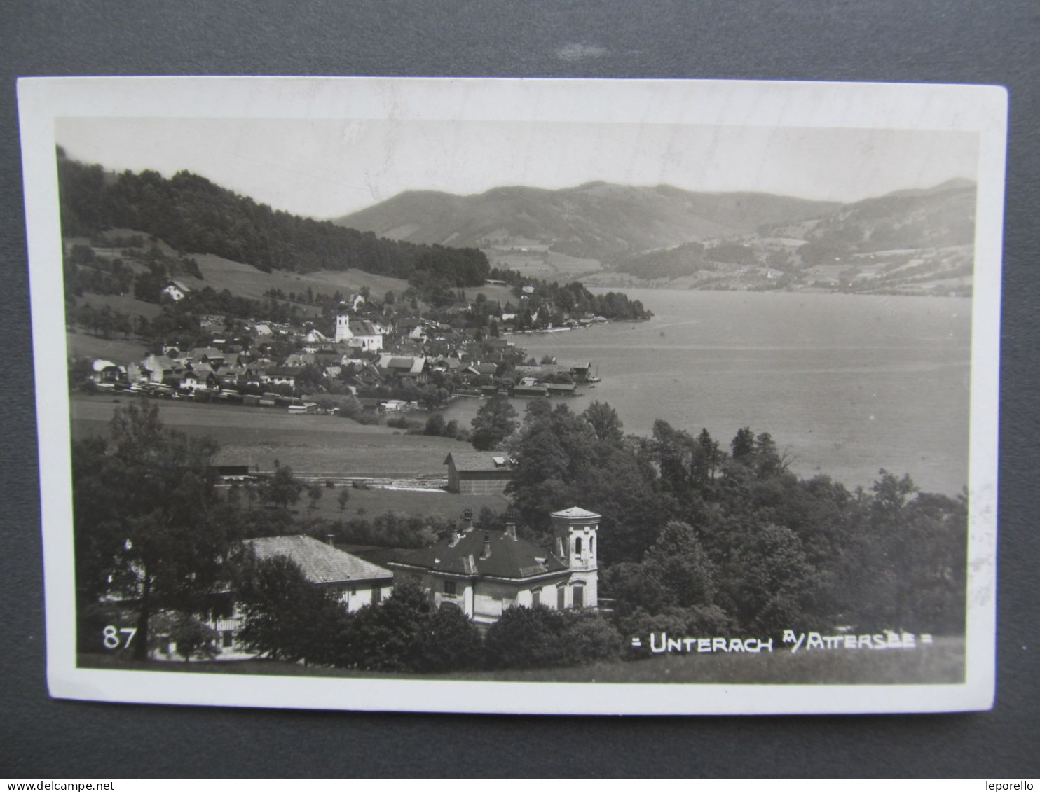 AK UNTERACH Am Attersee 1931 // D*59055 - Attersee-Orte