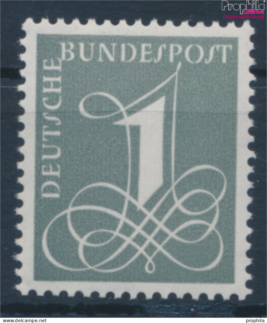 BRD 285X (kompl.Ausg.), Wasserzeichen 4 Postfrisch 1958 Ziffer (10343494 - Neufs