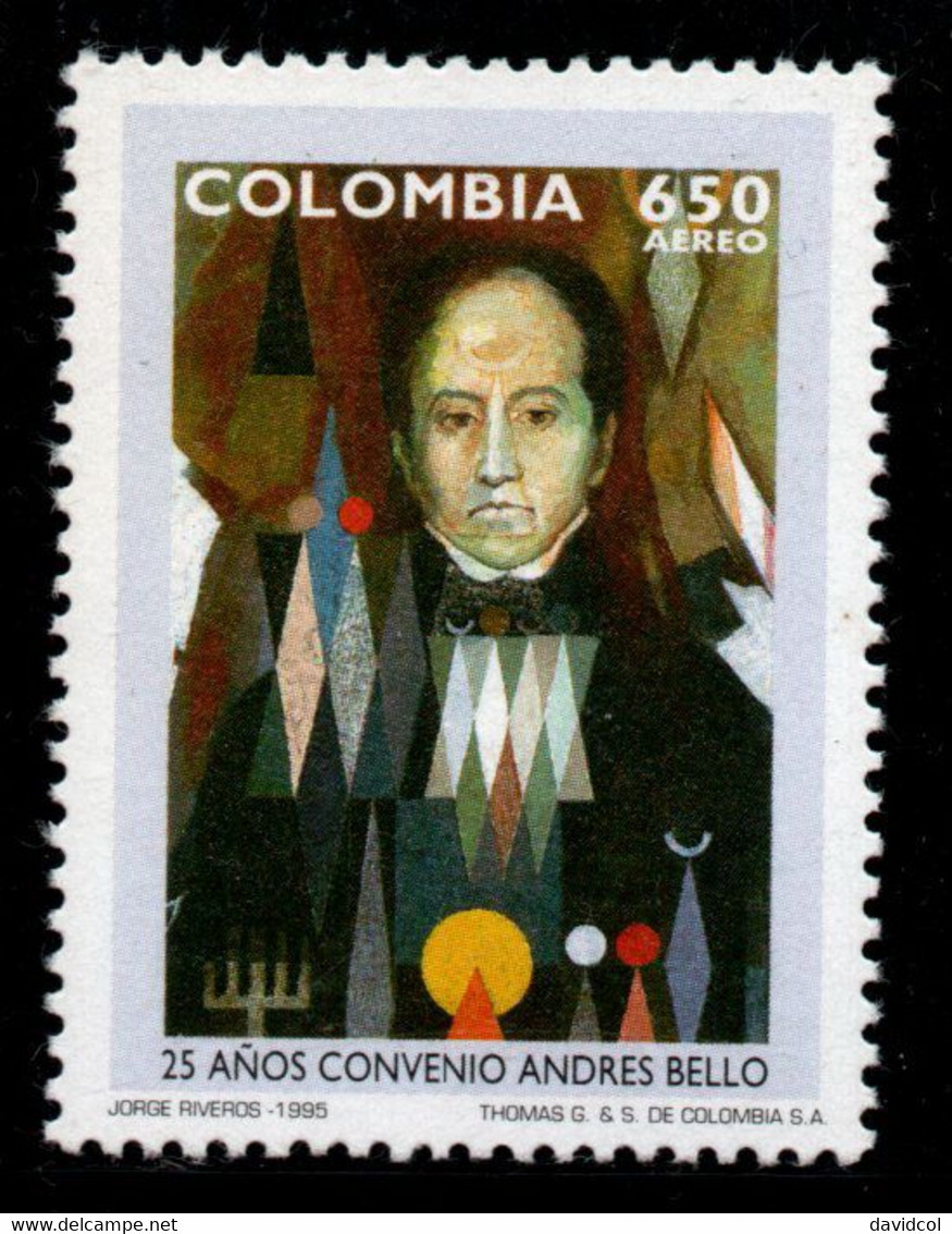 15- KOLUMBIEN - 1995 - MI#:1984- MNH- ANDRES BELLO - Colombie