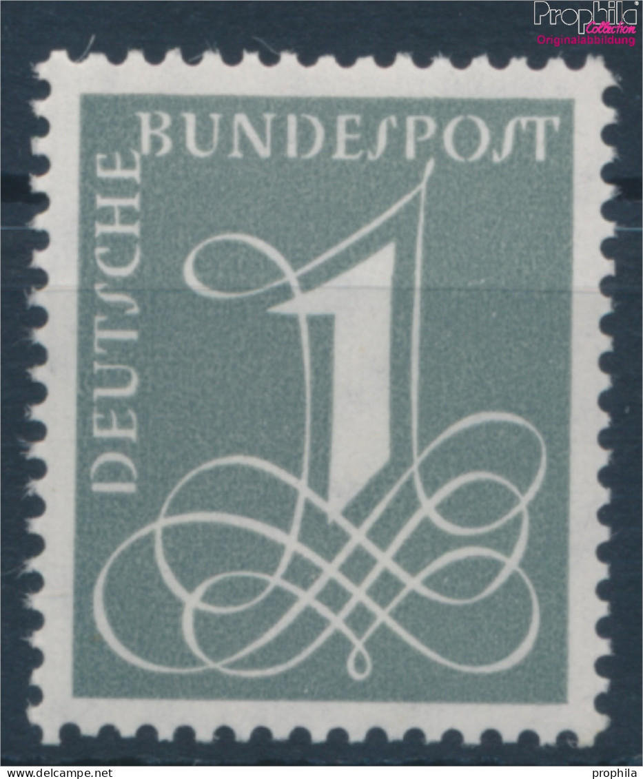 BRD 285X (kompl.Ausg.), Wasserzeichen 4 Postfrisch 1958 Ziffer (10343497 - Neufs