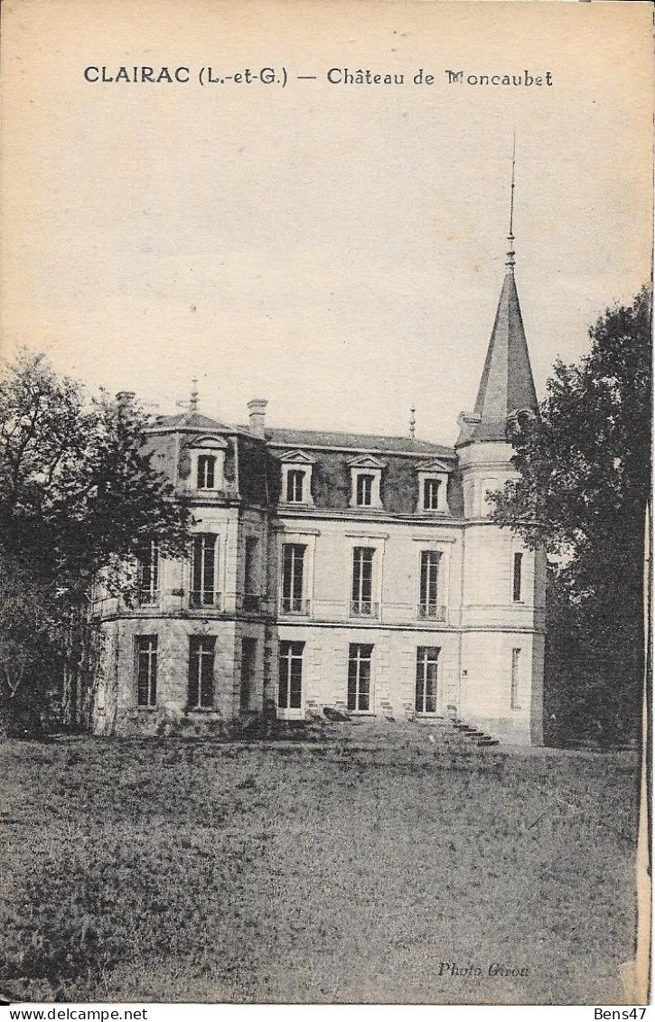 47 Clairac Chateau De Moncaubet - Autres & Non Classés