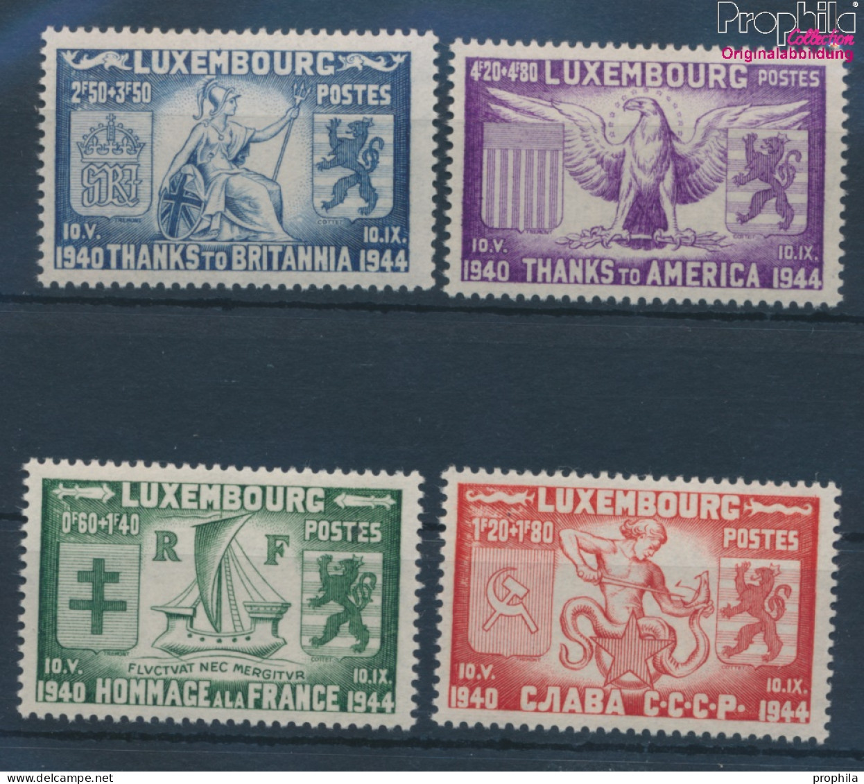 Luxemburg 343-346 (kompl.Ausg.) Postfrisch 1945 Befreiung Luxemburgs (10363260 - Ungebraucht