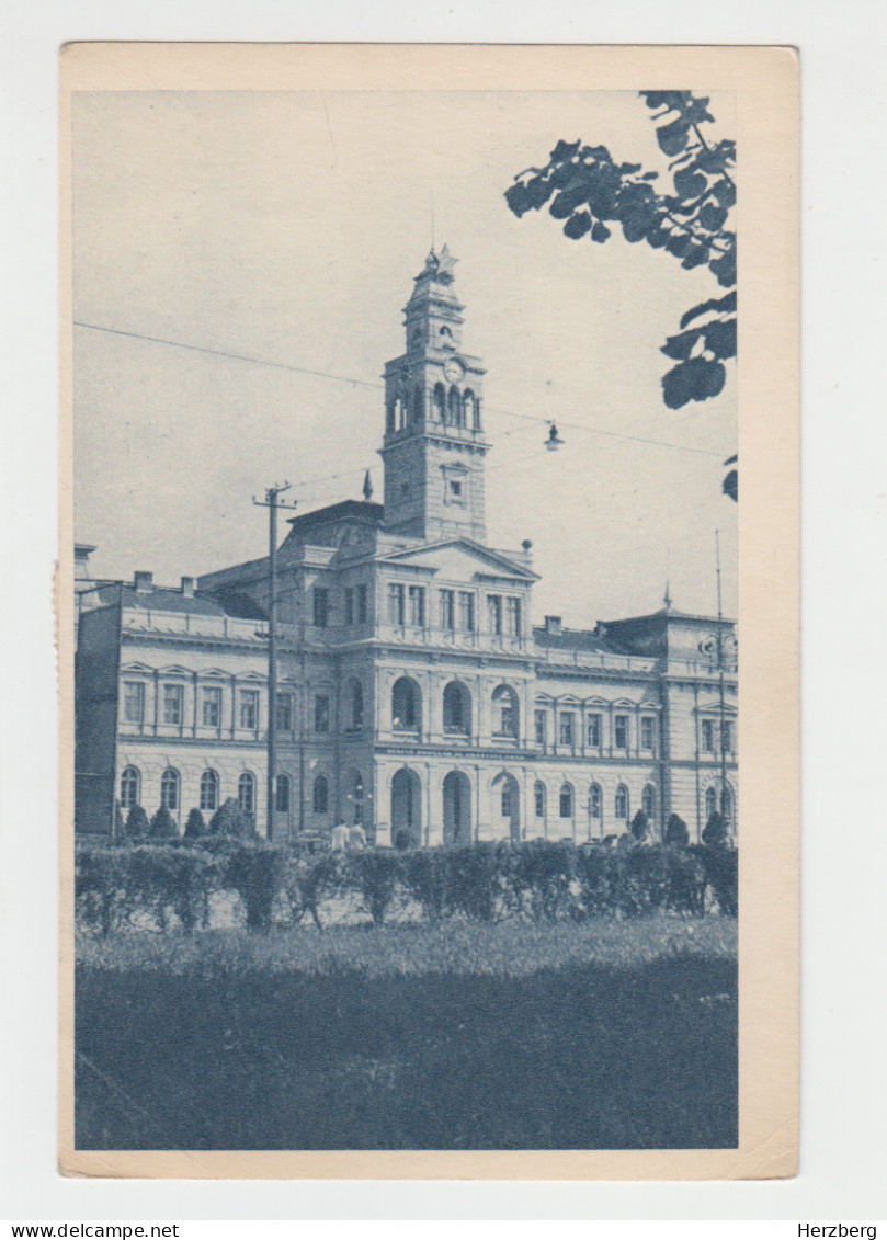 Romania Rumanien Roumanie Unused Postal Stationery Arad 1957 International Youth Festival Town Hall Rathaus - Ganzsachen