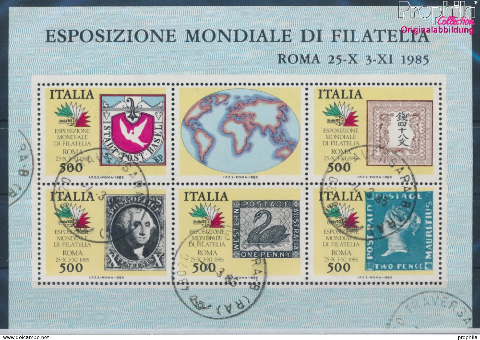 Italien Block2 (kompl.Ausg.) Gestempelt 1985 Intern. Briefmarkenausstellung (10355418 - 1981-90: Used